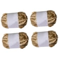 thumbnail image 4 of 4 piezas de hilo metálico para camiseta, para tejer a ganchillo, para bolso, para manualidades Oro, 4 of 9