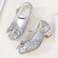 thumbnail image 6 of Gyratedream Girls Perform Dance Bow-Knot Dress Shoes Mary Jane Bridesmaids Wedding Party Heel Princess Flower Shoes (Toddler/Little Kid/Big Kid), 6 of 6