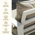 thumbnail image 5 of Cabana Stripe Tan Deep Seating Cushion Set, 5 of 8