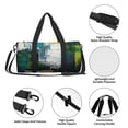 thumbnail image 4 of Easygdp Abstract Brushstrokes Green Blue Bolsa de Viaje, Bolsa de Mano, Bolsa de Gimnasio, Bolsa de Equipaje para Viaje, 4 of 6