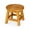 Natural, variant on Durable Cherry-finished Stool | Ideal for Drinks Table or Child's Step Stool | Built to Last