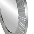 thumbnail image 6 of Northlight Contemporary Fluted Round Wall Mirror - 20" - Silver Finish, 6 of 7