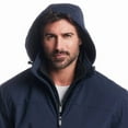 thumbnail image 6 of Weatherproof Men's Stretch Ultratech Windproof and Water Resistant Jacket (Blue/X-Large), 6 of 8