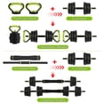 thumbnail image 4 of Ensemble d'Haltères Réglables 4 en 1, Poids d'Haltères Réglables 44/66/88 Lb Ensemble de Poids Libres avec Connecteur Utilisé comme Barre, Kettlebells, Support de Pompes, Rond, 4 of 8