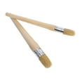 thumbnail image 5 of SOPOTUTU 2Pcs Wood Handle Painting Brush for Waxing and Furniture Restoration in Beige, 5 of 8