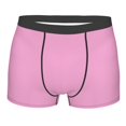 thumbnail image 4 of Goofa Pink Printed Men's Boxer Briefs Underwear, Moisture-Wicking Underwear, Trunk,Soft and Breathable Cotton Underwear-Small, 4 of 9