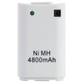 thumbnail image 2 of MesaSe 4800mAh Rechargeable Battery & USB Charging Cable for Xbox 360 Wireless Controller White, 2 of 3