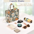 thumbnail image 5 of FORMRS Womens Corduroy Tote Bag Crossbody Shoulder Handbag with Pocket, Sunny Blooms, 5 of 7