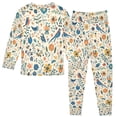 thumbnail image 2 of FORMRS Long Sleeve Top and Pants Pajama Set for Niños 2-Piece Sleepwear, Sizes 18M-8Y, Cute Animals, 2 of 6