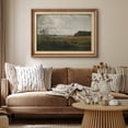 thumbnail image 3 of IDEA4WALL Premium Frame Wall Art Rustic Rural Storm Cloud Country Landscape Print Nature Wilderness Illustrations Fine Art Floral Botanical Wall Decor for Living Room, Office - 26"x36" Natural, 3 of 5