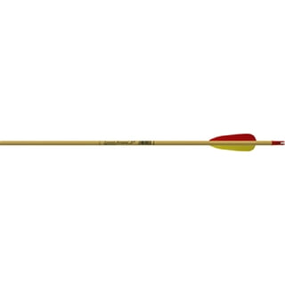 3Rivers Self Nock Wood Arrows, 3-pack