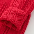 thumbnail image 4 of Tao Tao Baby Girls Knitted Cardigan Sweater Crewneck Knit Crochet Button Closure Cardigan Tops Coat Outwear for Toddler Red 2 Years, 4 of 7
