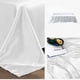thumbnail image 5 of Sábana plana de satén con tacto sedoso | Sábana individual suave y lisa para cama | Resistente a las arrugas y a la decoloración | Ropa de cama hipoalergénica de fácil cuidado para el dormitorio., 5 of 6