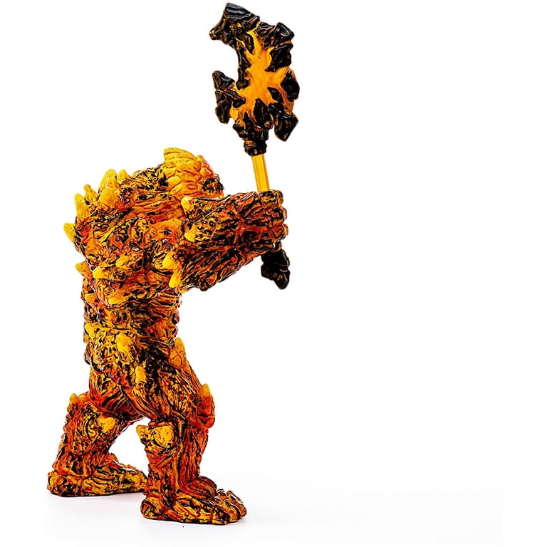 Schleich Eldrador Creatures Lava Golem Monster with Magic Axe