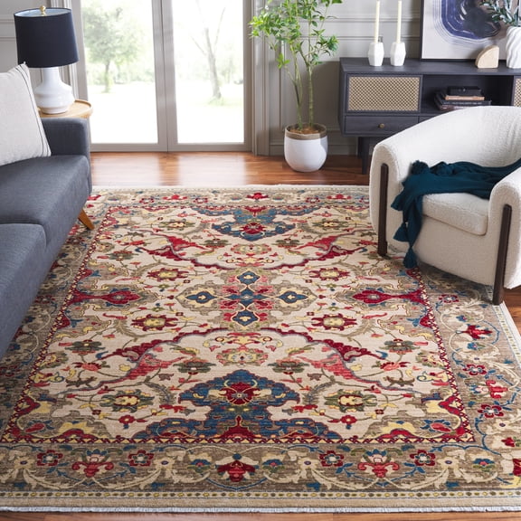 Safavieh Kashan Vincent Oriental Area Rug, Ivory/Taupe, 10' x 14'