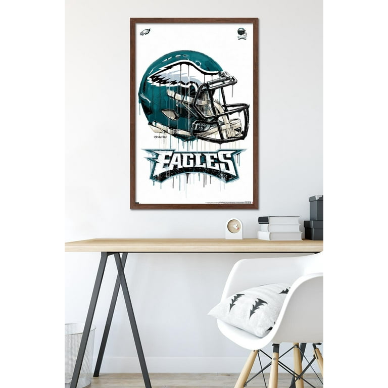 Trends International NFL Philadelphia Eagles - Retro Logo 14 Wall Poster,  22.375 x 34, Unframed Version