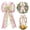Pink, variant on Gothic Decor,Halloween Bows for Wreaths Decorations, Halloween Tree Topper Bow, Decorative Bow with Skull Glitter Silver Black Burlap for Fall Home Front Door Outdoor