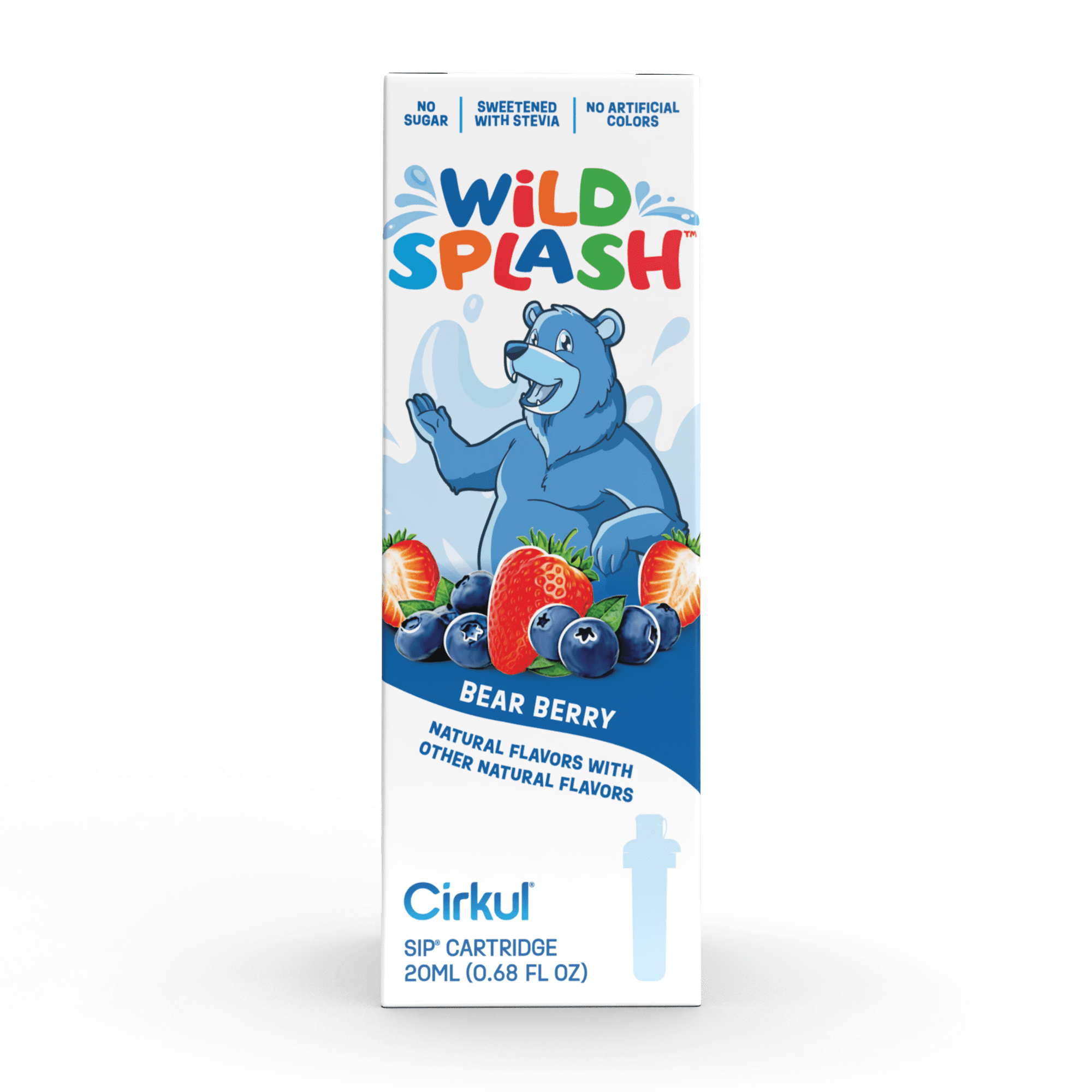 Cirkul Wild Splash Gecko Grape Flavor Cartridge, Drink Mix, 1-Pack 