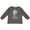 Charcoal, variant on Inktastic Keep It Cool Melting Earth Ice Cream Cone Boys or Girls Long Sleeve Toddler T-Shirt