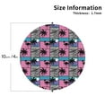 thumbnail image 2 of Leather Coasters with Heat-resistant for Drinks, Hawaiian Style Square -标题2 Round Shape, 2 of 5