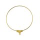 thumbnail image 2 of Pendiente de Lote de 20 Piezas Sunnimix Joyería de Alambre de Oreja de Aro Redondo DIY Oro Aros de abalorios Redondos de latón, 2 of 6