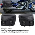 thumbnail image 3 of Motorcycle Saddlebags, Large Capacity Motorcycle Side Bags Mesh Inner Pocket 30L  for Riding, 3 of 7