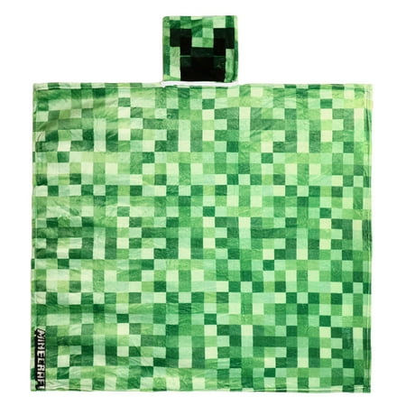 Minecraft Creeper Pocket Throw Blanket