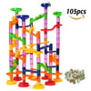 105 Pieces Marble Run Starter Set Maze Balls Track Toys Construction Child Building Blocks Toys for Kids, Children Gift