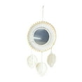 thumbnail image 1 of Espejo Redondo Bohemio De Madera Macramé Dormitorio Hogar Colgante 48cm Zulema Espejo de pared de macramé, 1 of 8