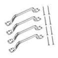 thumbnail image 3 of Colaxi 4 Pieces Bimini Top Strap Pad Eye Footman Loop Tie Down Anchor Point Accessories Heavy Duty Stainless Steel for Rigging Kayak, 3 of 8
