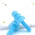 thumbnail image 3 of 1 Pair Earplugs Sleeping Noise Reduction Silicone Reusable Soft Snoring Earplug Ear Protection Travel Pocket Study Earbuds, 3 of 8