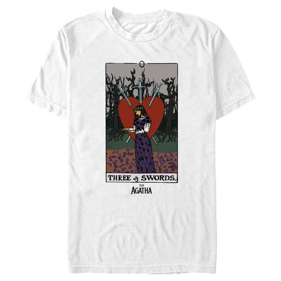 Men's Marvel: Agatha All Along Three Of Swords Graphic T-Shirt