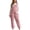 Pink, variant on Women's Maternity Corduroy Sleeveless Overalls Fall Adjustable Strap Cuffed Ankle Fashion Casual Pregnancy Jumpsuit S-XXL