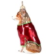 thumbnail image 4 of Joy to the World Australian Shepherd I Work For Treats T-Shirt Polish Glass Christmas Ornament, 4 of 6