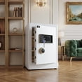 thumbnail image 3 of TigerKing White Security Home Safe Box, 2.5 Cubic Feet Digital Safe with Keypad and Keys for Home, Office, Business, 3 of 7