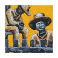 thumbnail image 1 of Cowboy at Sunset Fence - Canvas, 1 of 10