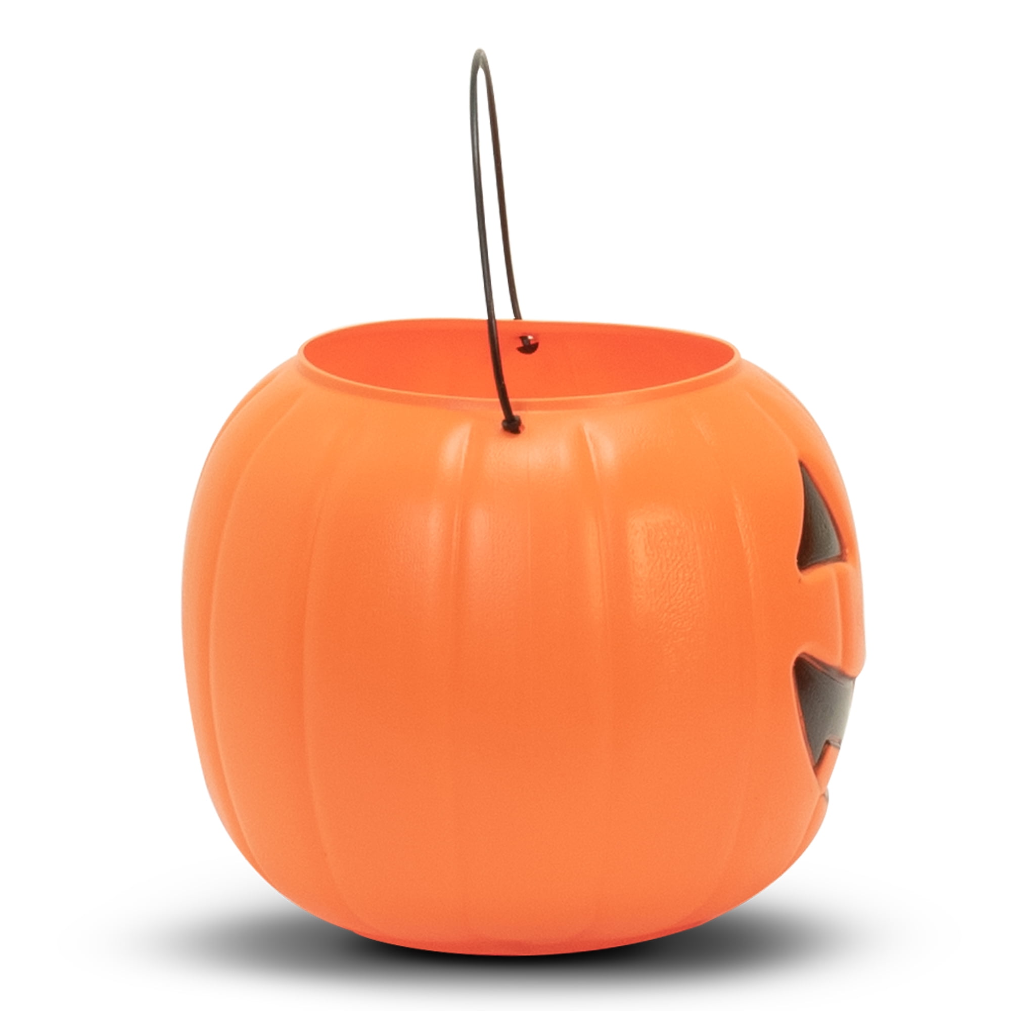 30ct - 8" Orange Pumpkin Pail Halloween Trick-or-Treat Basket, by Way To Celebrate
