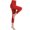 Red, variant on ZZwxWA Leggings for Women - High Waisted Workout Leggings for Women Running Exercise Belly Control Solid Color Yoga Pants