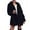 Black, variant on Clearance LYXSSBYX Winter Shackets for Women Womens Ladies Warm Faux Coat Jacket Winter Turn Down Collar Outerwear