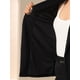 thumbnail image 5 of Blazer de Negocios INSPIRE CHIC para Mujer, Chaqueta de Oficina de Manga Larga Casual Abierta, S Negro, 5 of 6