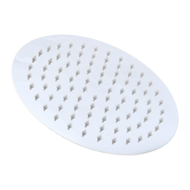 Cabezal de ducha tipo lluvia con fijación mezcladora redonda grande cromado para cuarto de baño de 8 pulgadas y 20CM