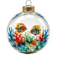 thumbnail image 2 of Glowing Ocean‑Themed Christmas Story Ornament Balls with Warm LED Light, Hanging Ornaments for Christmas Tree, Mantel Decor and Holiday Gifting, 2 of 2