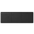 thumbnail image 3 of Avalon 54 inch Wide Contemporary Extra Large Storage Ottoman Bench in Midnight Black Vegan Leather, 3 of 10