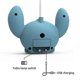 thumbnail image 4 of 2-in-1 Cute Pencil Sharpener Desk Lamp Heavy Duty Bedside Lamp for Kids Study Learning（Blue）, 4 of 5