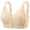 Beige, variant on Front Closure Lace Underwire Bra for Everyday Comfort with Adjustable Straps and Supportful Fit Seamless Wearability for Leisure and Home, 38, Beige