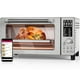 thumbnail image 1 of Nuwave Bravo Air Fryer Toaster Smart Oven, 12-in-1 Countertop Convection, 1800 Watts, 21-Qt Capacity, 50°-450°F Temp Controls, Top and Bottom Heater Adjustments 0%-100%, PFAS Free, Stainless Steel, 1 of 5