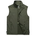 thumbnail image 3 of Chaleco de secado rápido para ocio al aire libre de primavera y verano para hombre, chaleco de fotografía con cuello Simple a la moda para hombre, 3 of 5