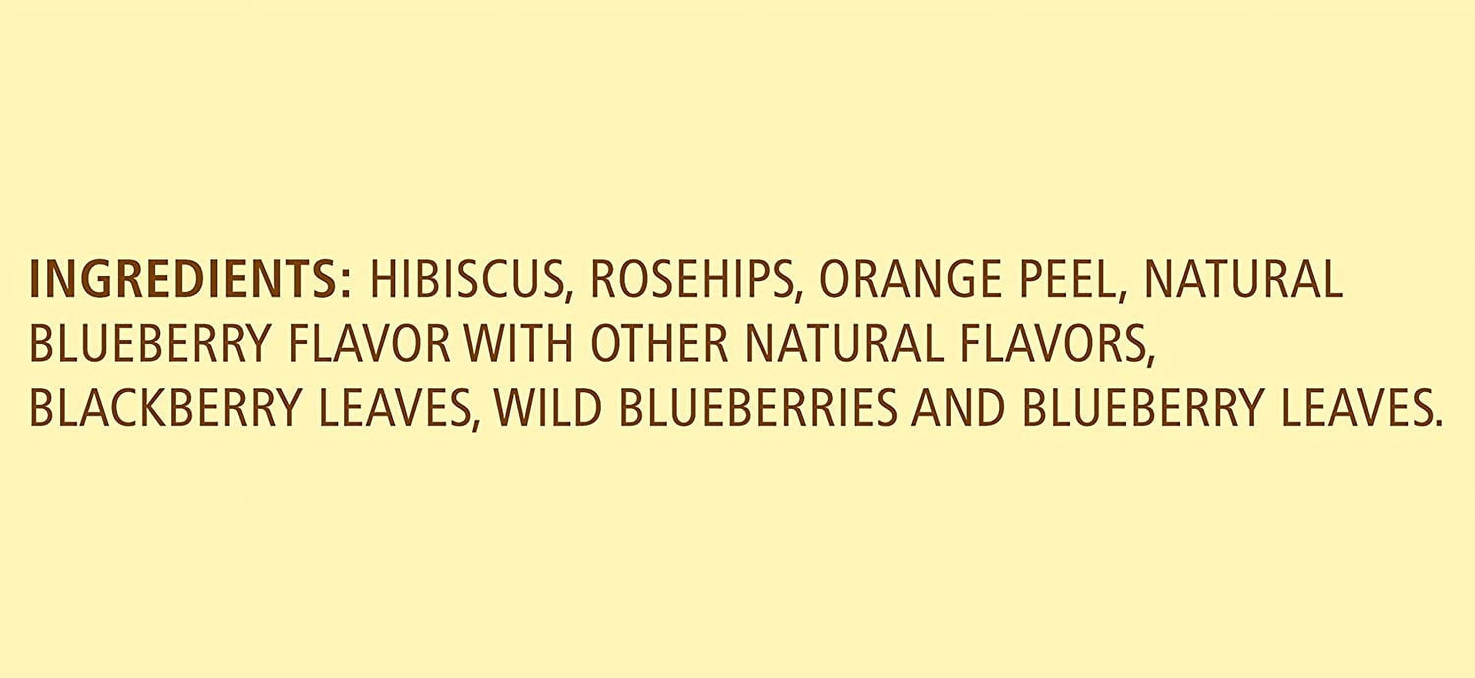 Celestial Seasonings, Herbal Tea, Caffeine Free, True Blueberry, 20 Tea Bags, 1.6 Oz (Pack of 6)