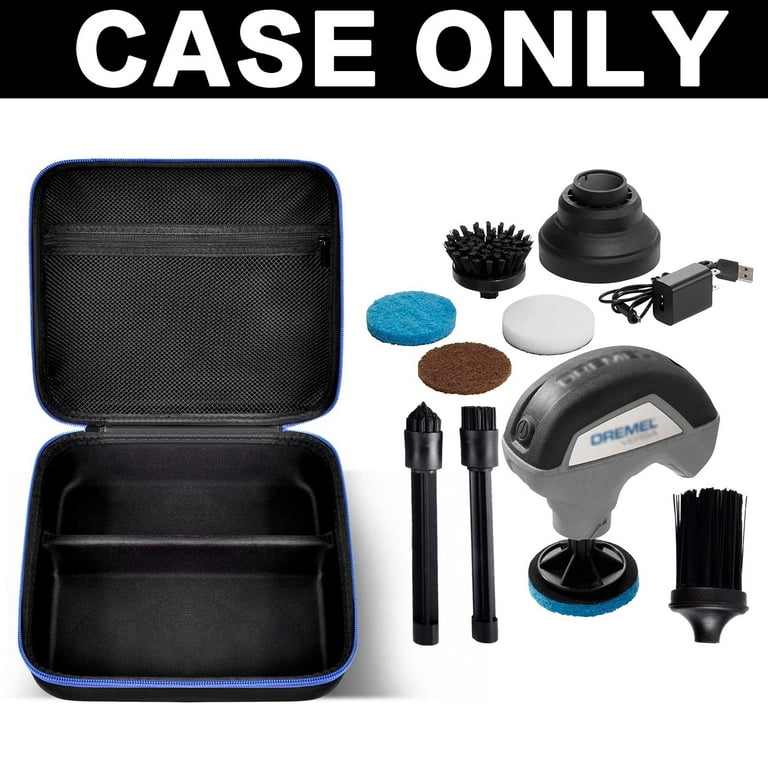 Paiyule Case for Dremel Versa Cleaning Tool- Grout Brush- Bathroom Shower  Scrub- Kitchen Bathtub Cleaner PC10-02 01 05, Motorized Scrubber Storage  Holder (Box Only) 