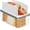 Bread Slicer with box, variant on Upgrade Bread Slicer for Homemade Bread with Bread Box, Bread Slicing Guide Adjustable Width, Foldable and Compact Cutting Guide with Crumb Tray, Suitability for Homemade Bread, Bagels,Cakes